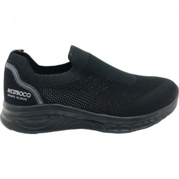 Zapatillas Nicoboco Loafer para mujer en color negro, deportivas de mujer NICOBOCO ZAPATILLA CONFORT MUJER LOAFER W 40-419 NEGRO