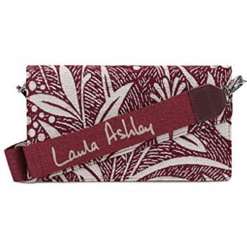 Bolso Laura Ashley Creston para Mujer en color Claret Red, dimensiones 24x13x3 cm, unisex adulto, gris, talla única