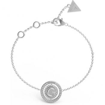 Pulsera Guess Eternelle de acero plateada