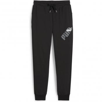 Pantalón Puma Power Graphic para hombre en color negro con diseño gráfico