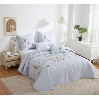 Juego de Sábanas de Verano 100% Microfibra Transpirable y Fácil Cuidado - Incluye Funda de Almohada, Disponible para Camas de 90 a 200cm, Pack de 3/4 P