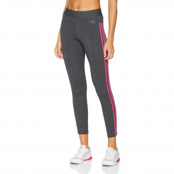Adidas ESS 3S Mallas, Mujer, Gris/Magenta