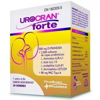 Urocran Forte |Para el tracto urinario|.- 30 sobres.