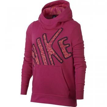 Nike G Nsw Po Club Gfx2 Sudadera, Niñas, Rosa