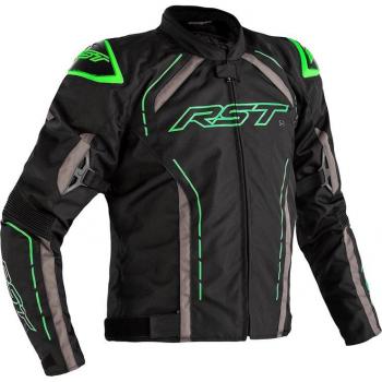 Chaqueta de Moto RST S-1 Negra, Gris y Verde para Hombre - Talla 2XL