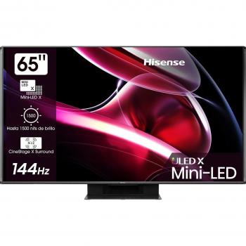 Hisense 65UXKQ 65 Mini LED ULED Ultra HD 4K Smart TV HDR10+ con Inteligencia Artificial