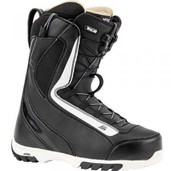 Nitro Snowboards Damen CUDA TLS '20 All Mountain Freestyle Schnellschnürsystem Boot Snowboardboot Botas de Snowboard, Mujer, Negro, 26