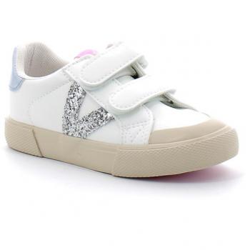 Zapatillas Deportivas Niñas Victoria 1065190 Basket Tribu Plateadas