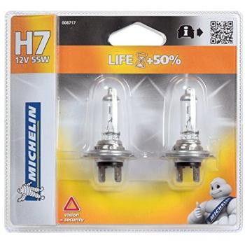 Michelin 008717 Life + 100% 2 ampollas H7 12 V 55W