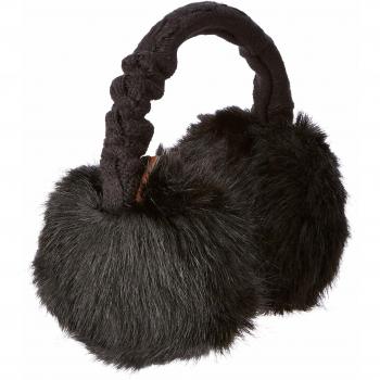 Barts Faux Fur Ear Muffs - Black - One Size