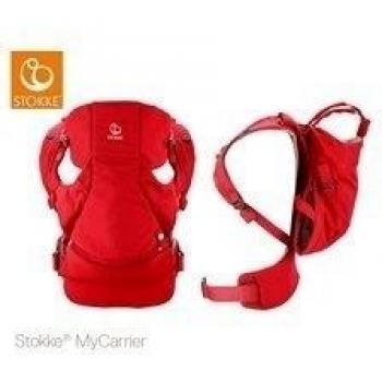 Stokke - Mochila portabebés mycarrier frontal y trasera rojo