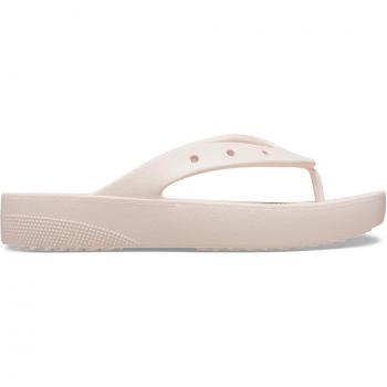 Chanclas de mujer Classic Platform Flip Crocs rosa claro 39-40
