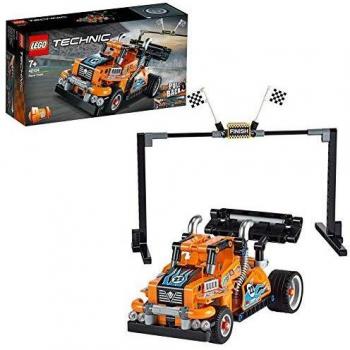 LEGO Technic - Camión de Carreras, Set de Construcción 2 en 1 con Motor Pull-back, Set de la Colección Racer Vehicles, a Partir de 7 Años