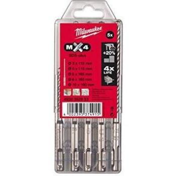Milwaukee RX4 SDS-plus 4932352833 - Caja de brocas para hormigón