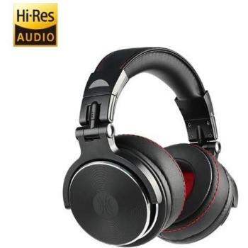 Auriculares OneOdio Pro50 cableados negros con micrófono y sonido Hi-Res