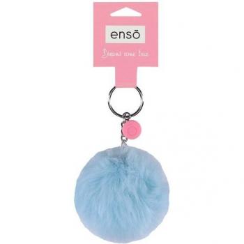 Llavero Pompón Enso Azul Claro