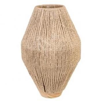 Lámpara de mesa Romimex Beige Cuerda 27 x 43 x 27 cm