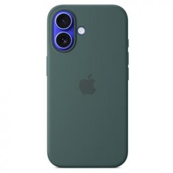 Apple Funda de Silicona con MagSafe para iPhone 16 - Verde Lago