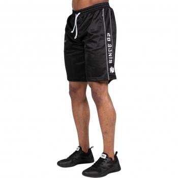 Gorilla Wear Functional Mesh Shorts (Black/White) - S/M