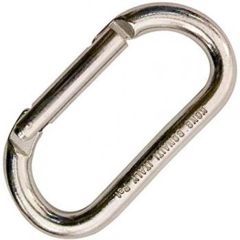 Desconocido Kong Oval ALUosquetón Aluminio Recto Mosquetón, Adultos Unisex, Multicolor