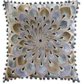 Cojín algodón 40x15x40 548gr gr g azul