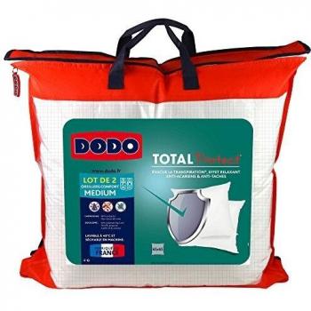Almohada DODO Total Protect Blanco 65 x 65 cm (2 Unidades)