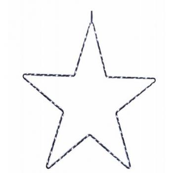 Estrella decoración Navidad 225 microleds frío interior 36 cm