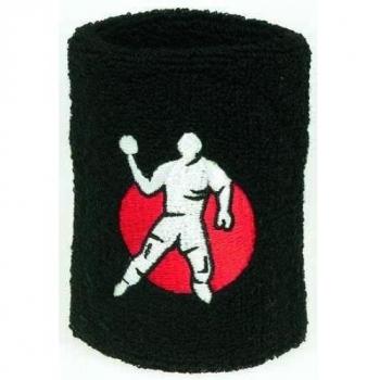 Kempa 200580601 - Muñequera de Fitness para Hombre, Color Negro, Talla única