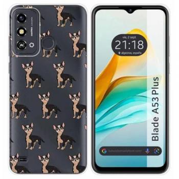Funda de Silicona para ZTE Blade A53 Plus con Diseño de Perros 11 Dibujos