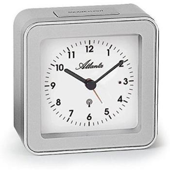 Atlanta Radio Despertador analógico Plata 1861 - 19