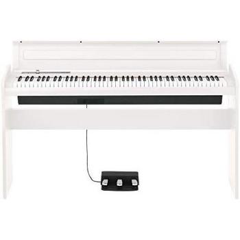Korg LP-180 White Digital Piano with 88 Keys and Stand