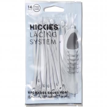 Hickies Cordones Elásticos No-Tie 2.0 Performance - Plateado
