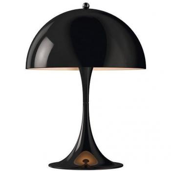 Lámpara de mesa Panthella 250 LED negra, Ø 25 cm, Louis Poulsen