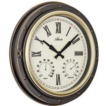 Reloj de Pared Atlanta 4546 con Diseño Moderno y Función Silenciosa