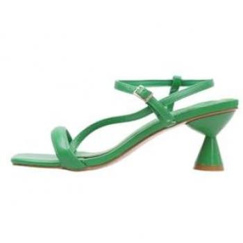 Sandalia de Tacón Mujer KRACK CORE - PETALAS 36 Verde