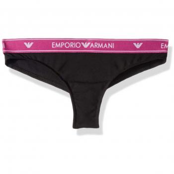 Emporio Armani Women's Iconic Logoband 2-Pack Brazilian Brief