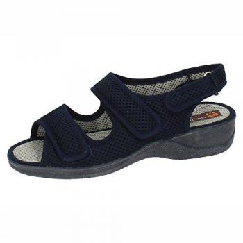 Sandalias de Tela Ancho para Señora DOCTOR CUTILLAS en Color Marino - Modelo 21739