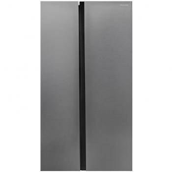 Frigorífico Samsung Side by Side RS62DG5003S9EO, capacidad de 617 litros, tecnología No Frost, clasificación energética A+, dispensador de agua y hielo, control digital de temperatura, estantes ajustables de vidrio templado