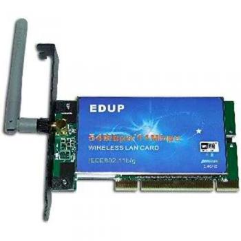 TARJETA RED PCI WIFI 54 MBPS EDUP XP SATYCON