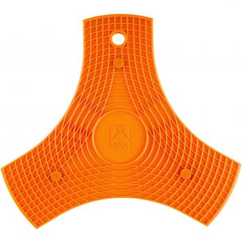 BRA Salvamanteles, Silicona, Naranja, 2 unidades