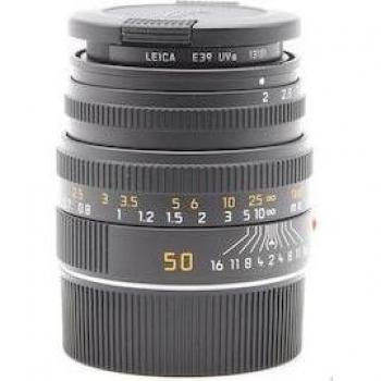 Leica M 50mm f/2 Summicron negro anodizado
