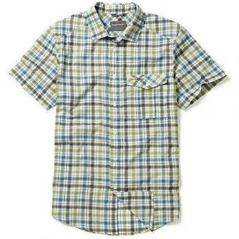 Craghoppers Kiwi – Camisa para hombre de manga corta, cuadros, hombre, color Parka Green Combo, tamaño L