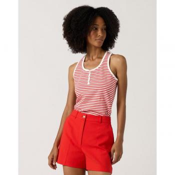 Naf Naf - Top sin mangas para mujer con estampado de rayas