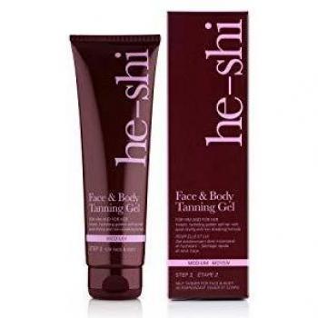 he-shi Cara y Tanning Gel Corporal, 150ml Medio