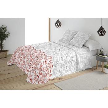 Colcha estampada reversible cosida Patry rojo 180x270 cm