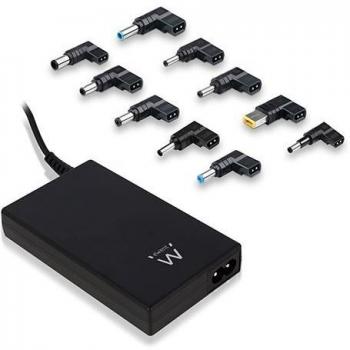 Ewent EW3988 Universal 90W Negro Adaptador e inversor de Corriente - Fuente de alimentación