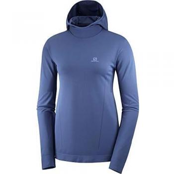 SALOMON Agile Sudadera, Mujer, Dark Denim, M