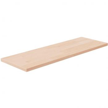 Tabla de estantería madera maciza roble sin tratar 60x20x1,5 cm