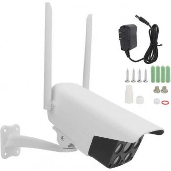 Cámara IP Wifi con Alarma de Voz, Seguridad Exterior Impermeable IP66 y Almacenamiento en la Nube