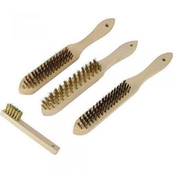 Brocha Metálica Acero Latón 4pcs Brüder Mannesmann 41920 1 Set